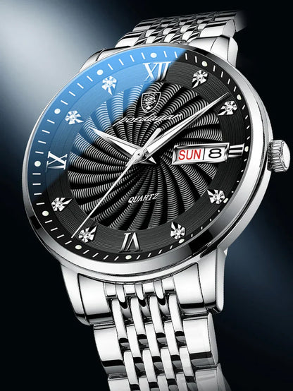 POEDAGAR Royal Day-Date Uhr