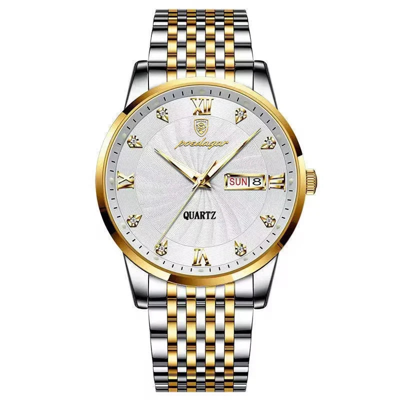 POEDAGAR Royal Day-Date Uhr