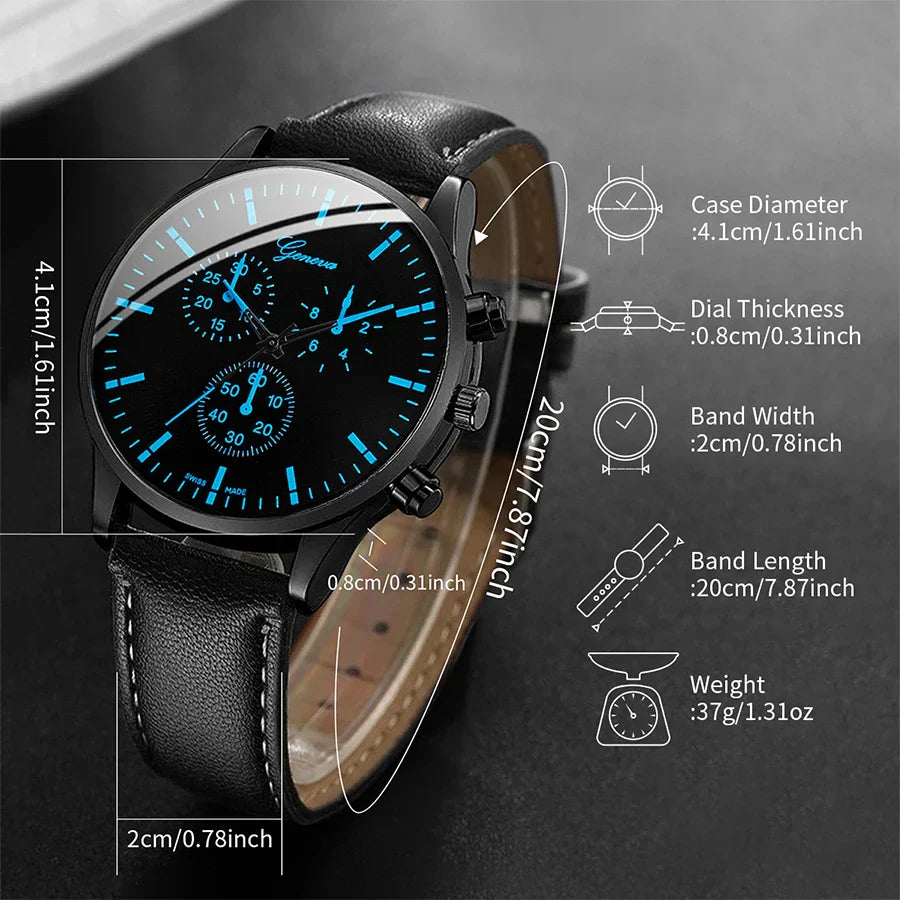 Elite Black Set – Watch & Accessories
