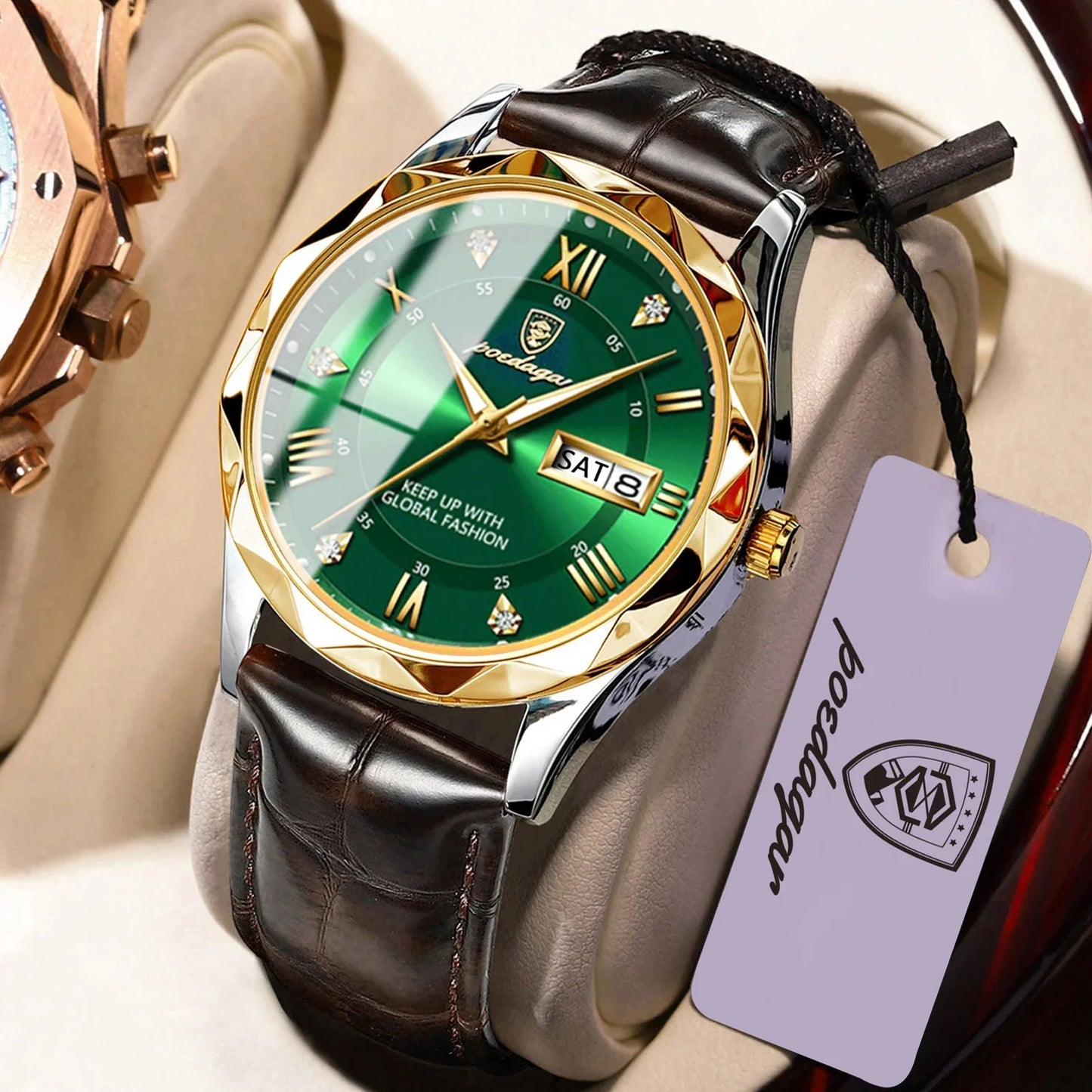 POEDAGAR Prestige Day-Date Watch