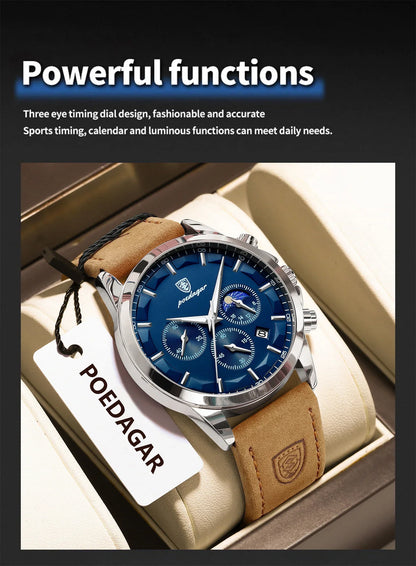 POEDAGAR Vanguard Chronographenuhr
