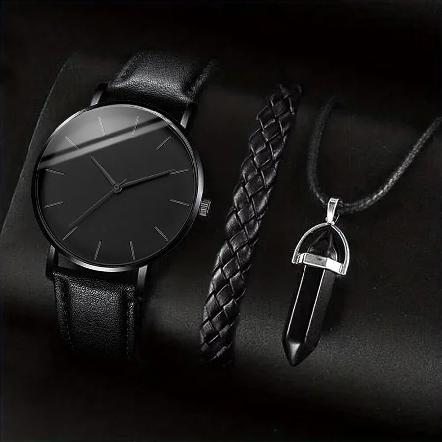 Elite Black Set – Watch & Accessories