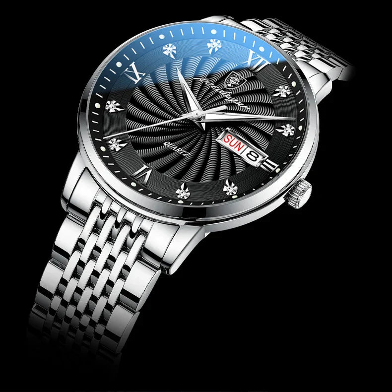 POEDAGAR Royal Day-Date Uhr