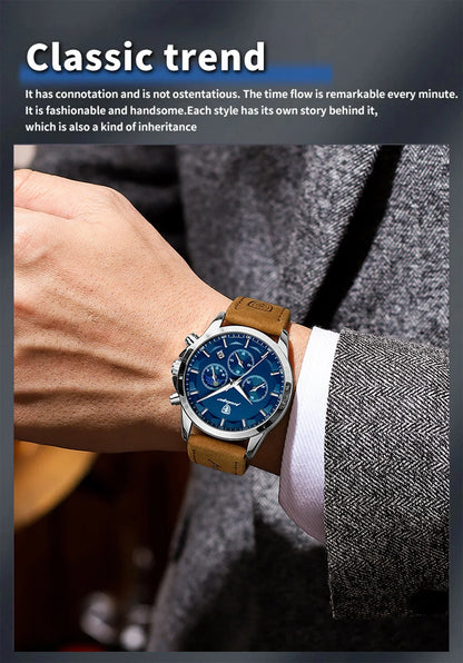 POEDAGAR Vanguard Chronographenuhr