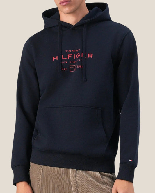 Felpa Con Cappuccio Oval Graphic