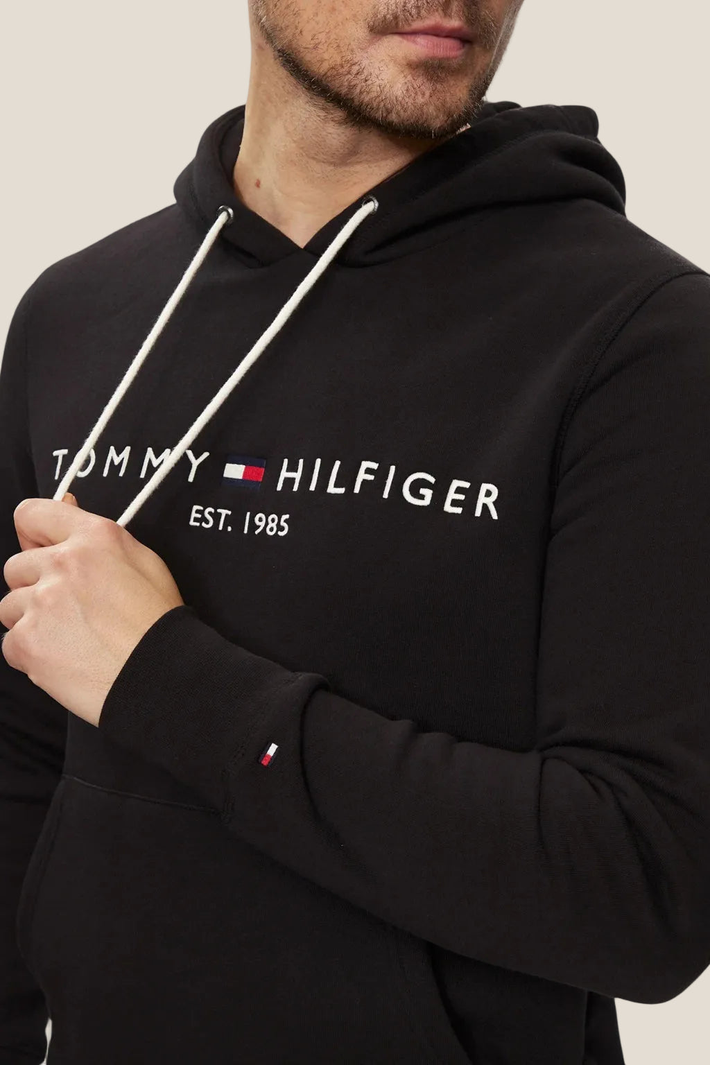 Felpa Con Cappuccio Flex Logo Ricamato