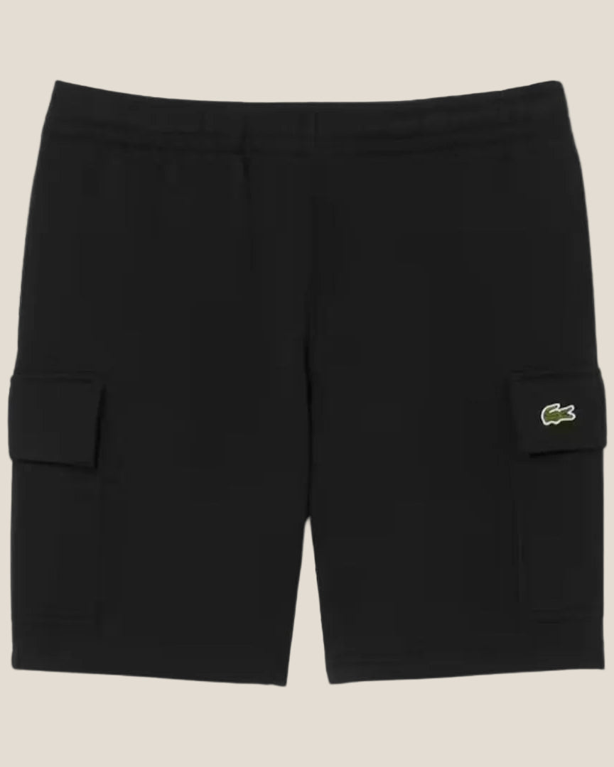 Lacoste Cotton Fleece Cargo Shorts