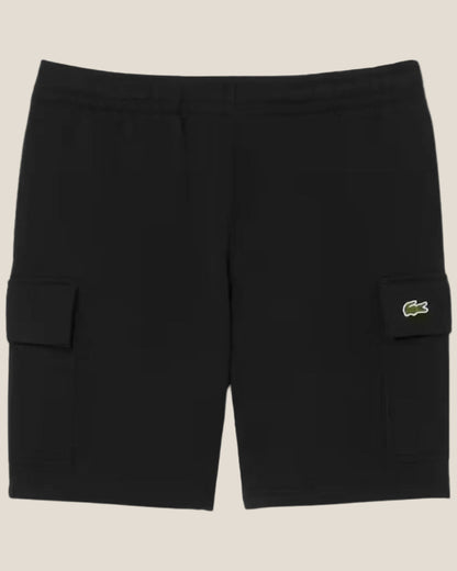 Lacoste Cotton Fleece Cargo Shorts