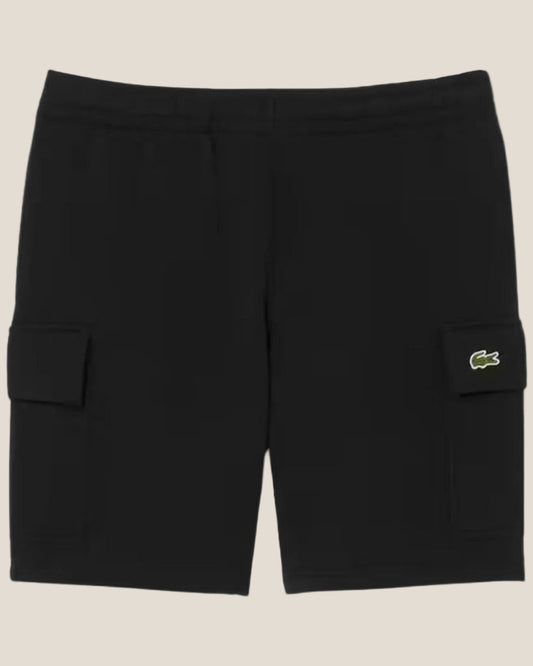 Lacoste Cotton Fleece Cargo Shorts