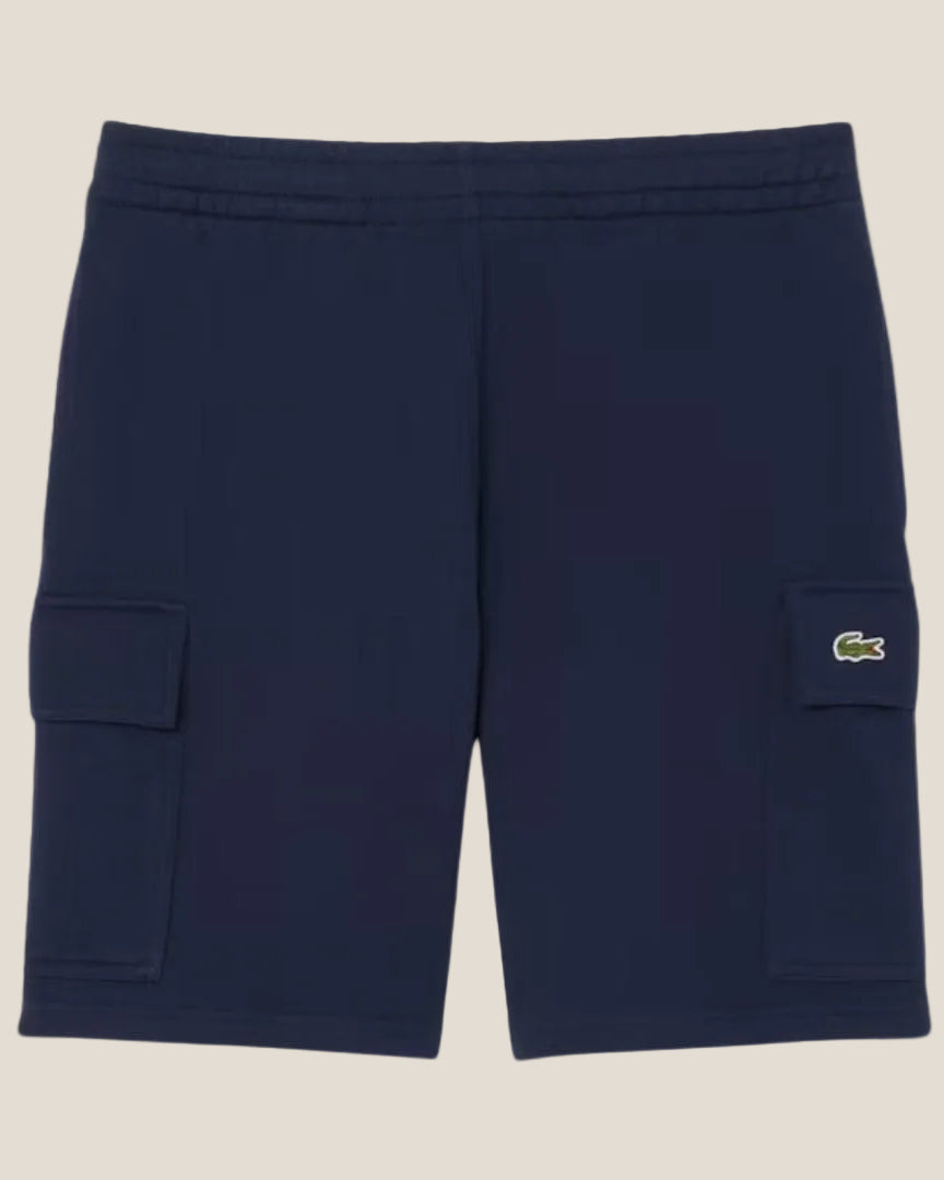 Lacoste Cotton Fleece Cargo Shorts