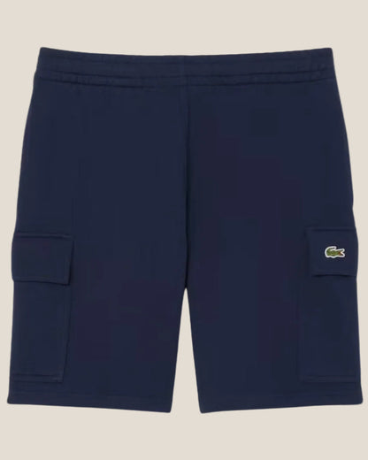 Lacoste Cotton Fleece Cargo Shorts