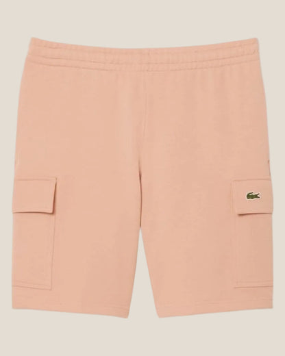 Lacoste Cotton Fleece Cargo Shorts