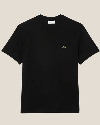 Lacoste Cotton T-shirt with Breast Pocket