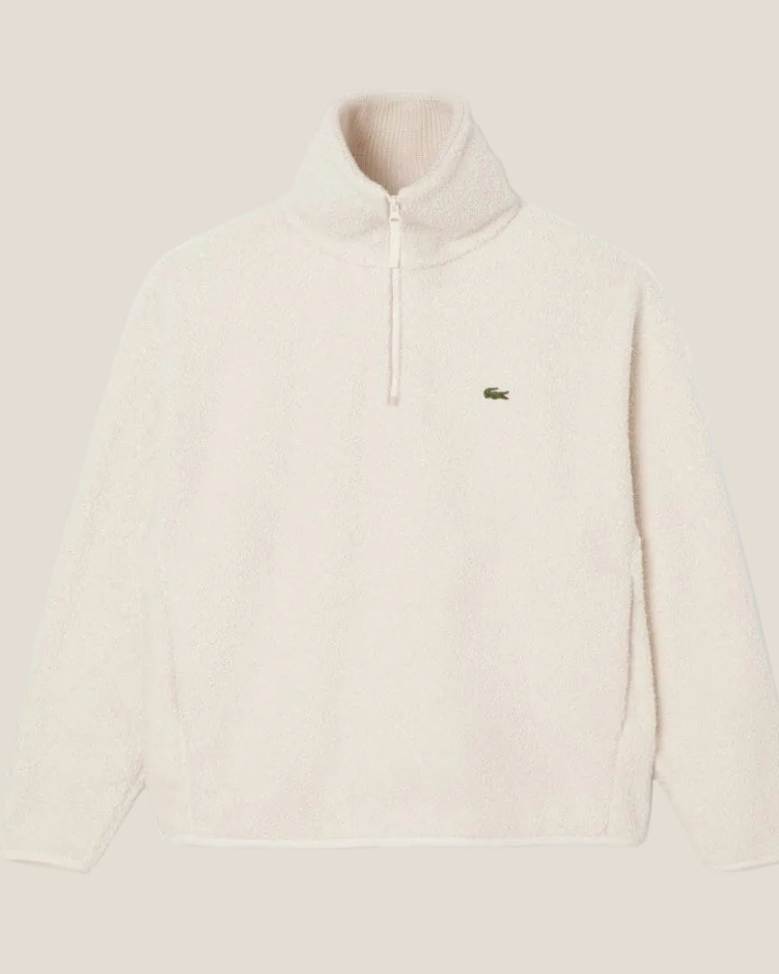 Lacoste High Zipped Neck Polar Fleece Sweatshirt