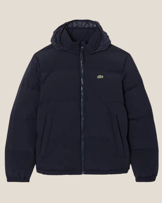 Lacoste Water-Repellent Hooded Down Jacket