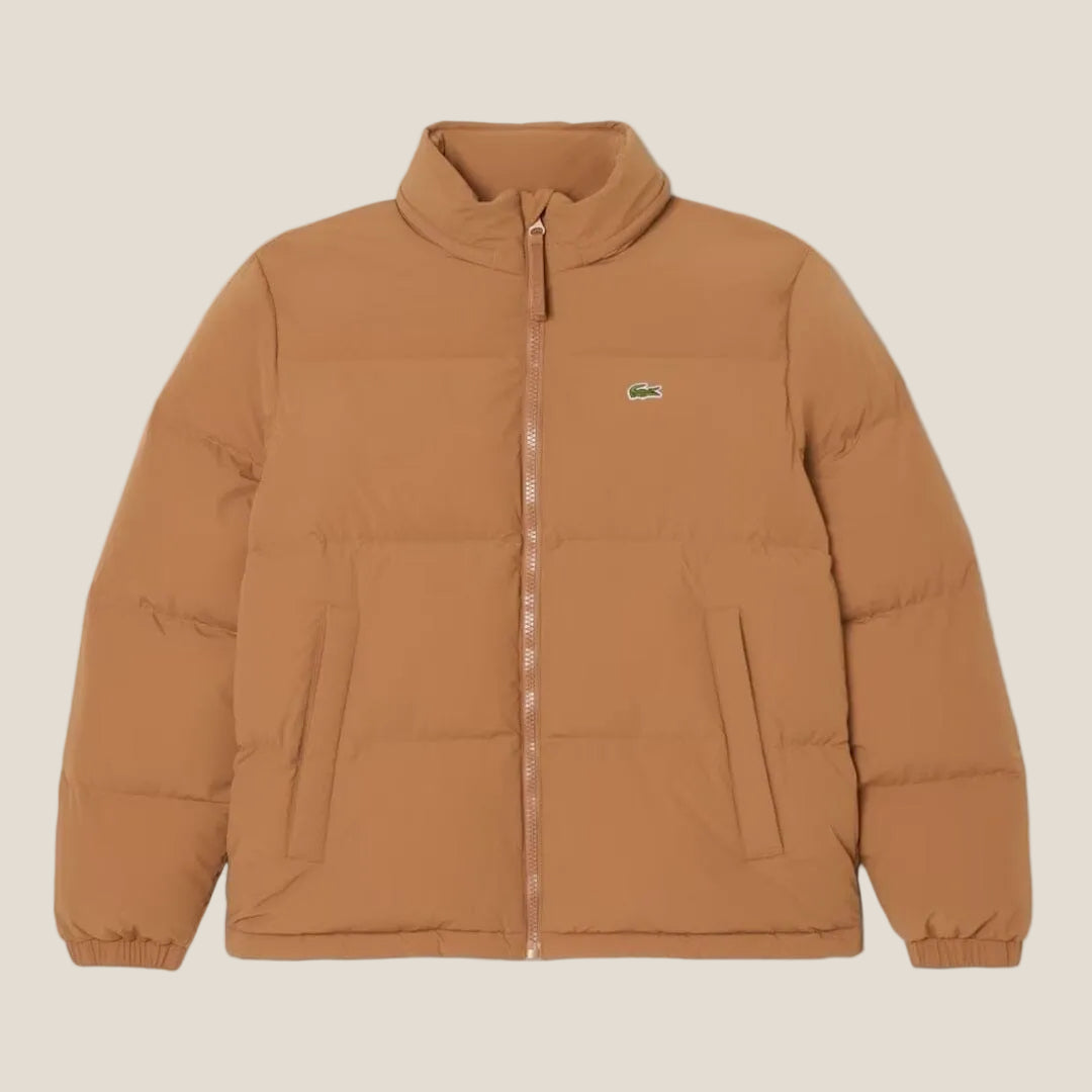 Lacoste Water-Repellent Hooded Down Jacket