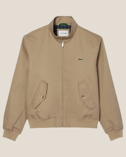 Lacoste Water-Repellent Twill Harrington Jacket