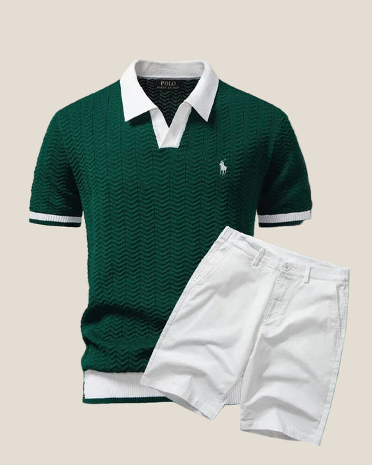 Ralph Lauren Old Money Polo Shirt + Shorts Set