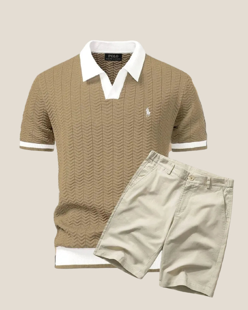 Ralph Lauren Old Money Polo Shirt + Shorts Set