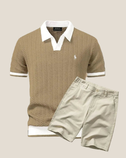 Ralph Lauren Old Money Polo Shirt + Shorts Set