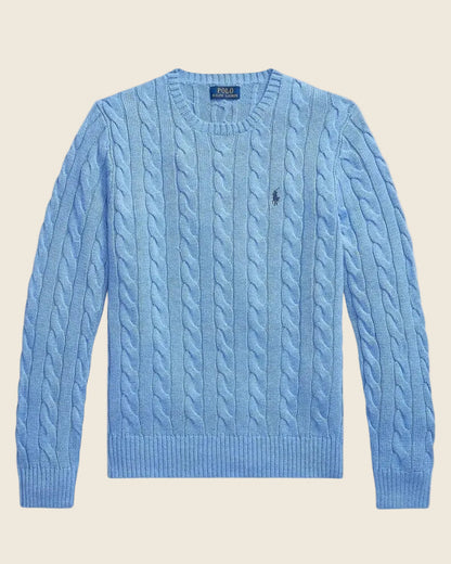 Ralph Lauren Klassischer Zopfmusterpullover