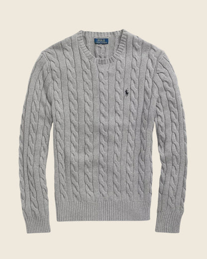 Ralph Lauren Klassischer Zopfmusterpullover