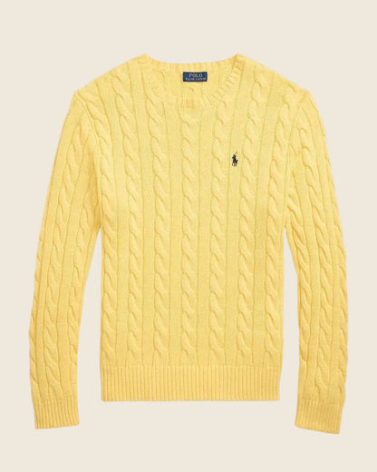 Ralph Lauren Klassischer Zopfmusterpullover