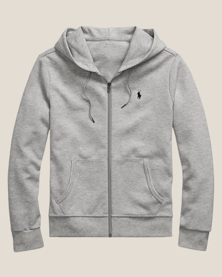 Ralph Lauren Double-Knit Full-Zip Hoodie