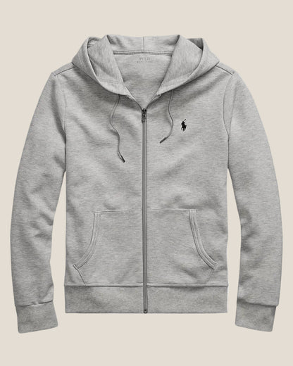 Ralph Lauren Double-Knit Full-Zip Hoodie