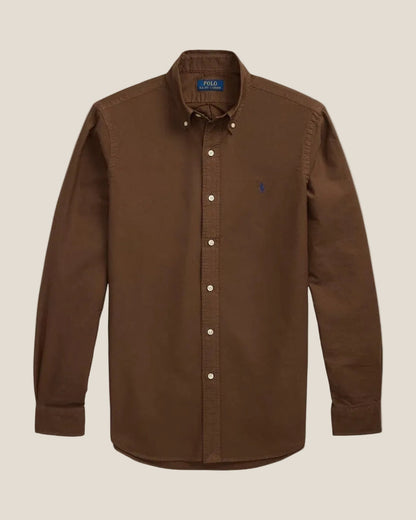 Ralph Lauren Slim Fit Garment-Dyed Oxford Shirt