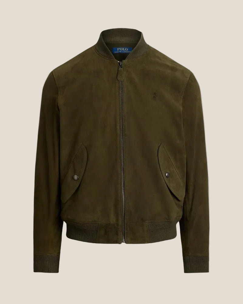 Ralph Lauren Wildleder-Bomberjacke