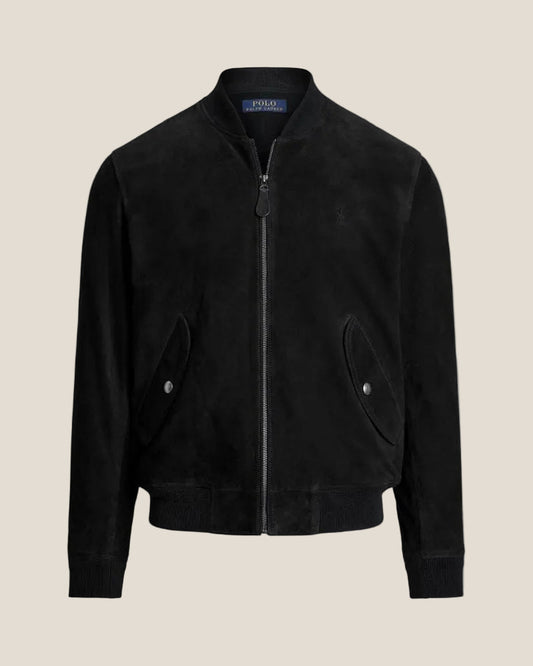 Ralph Lauren Suede Bomber Jacket