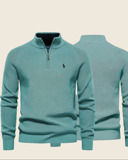 Ralph Lauren Classic Knit Quarter-Zip Sweater